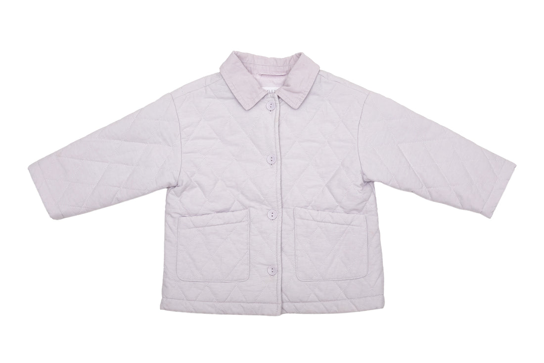Zara Lilac Cloud Quilted Jacket