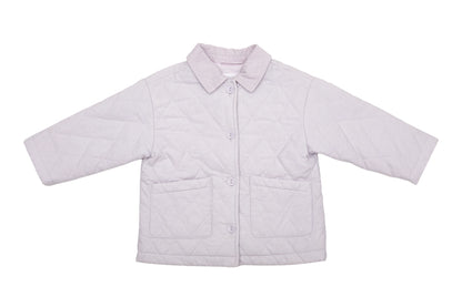 Zara Lilac Cloud Quilted Jacket
