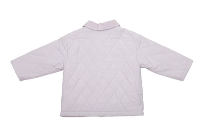 Zara Lilac Cloud Quilted Jacket