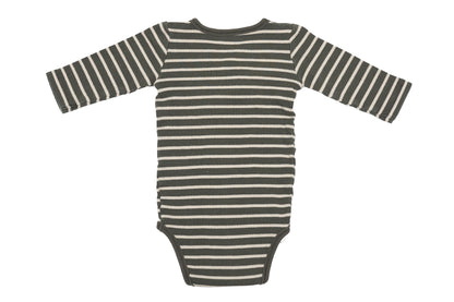 Liewood Organic Olive Stripe Cozy Bodysuit