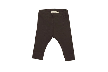 MarMar Copenhagen Cozy Chocolate Ribbed Leggings