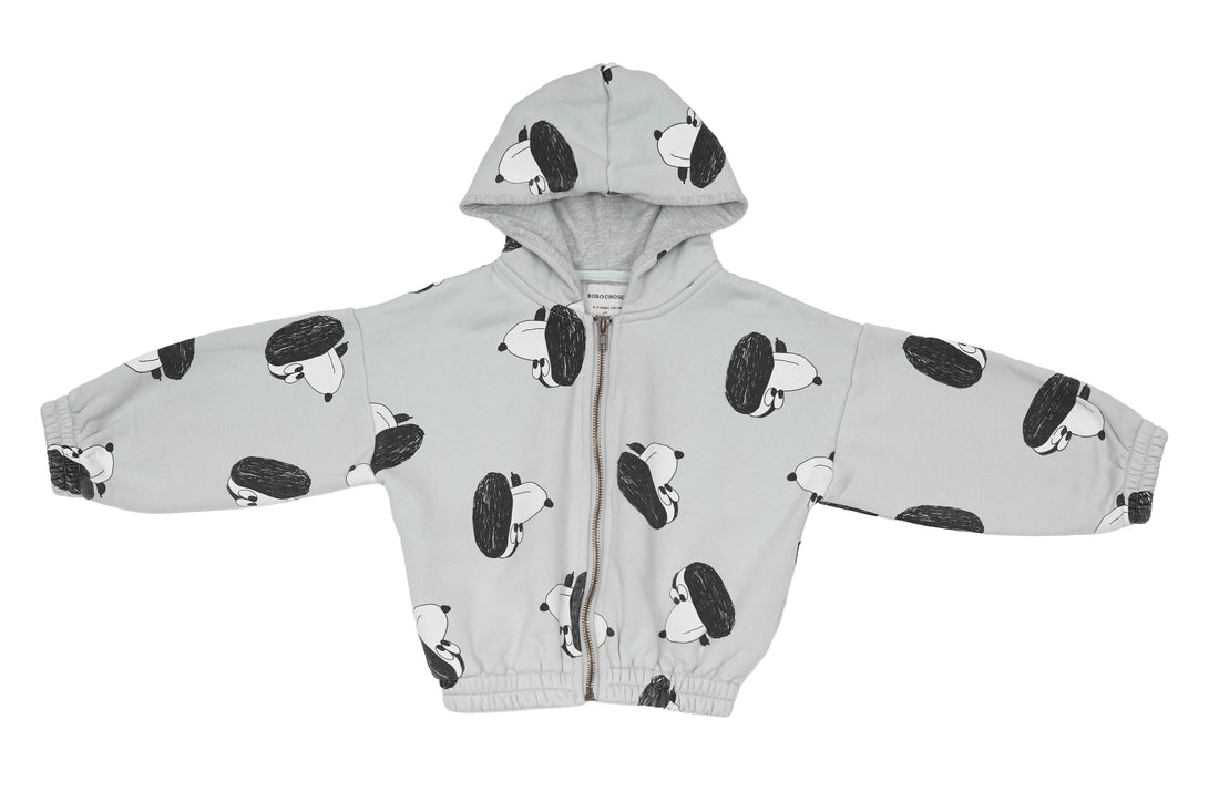 Bobo Choses Doggie All Over Zipped Hoodie