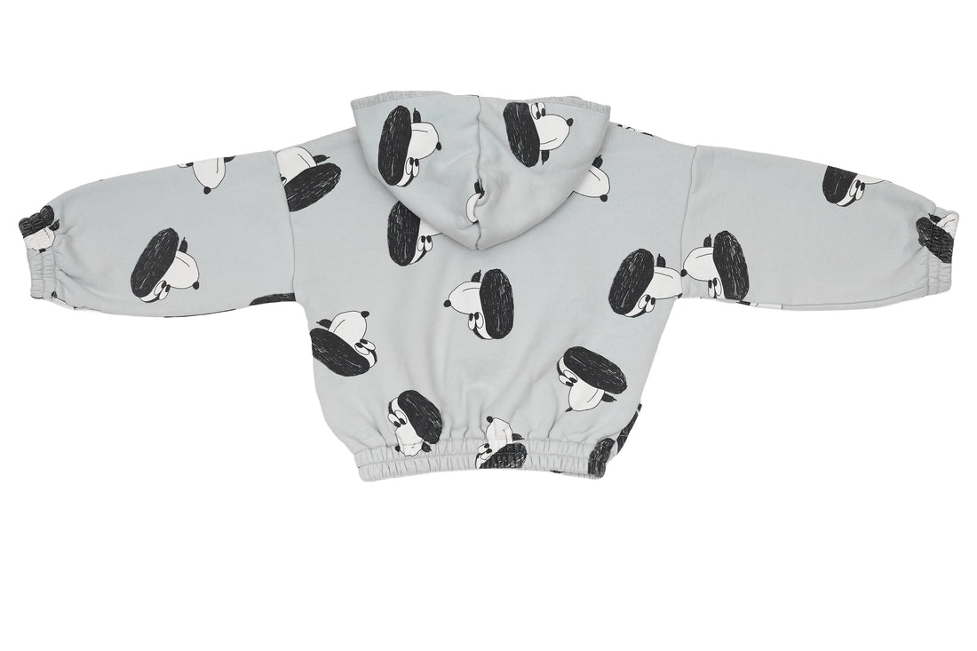 Bobo Choses Doggie All Over Zipped Hoodie