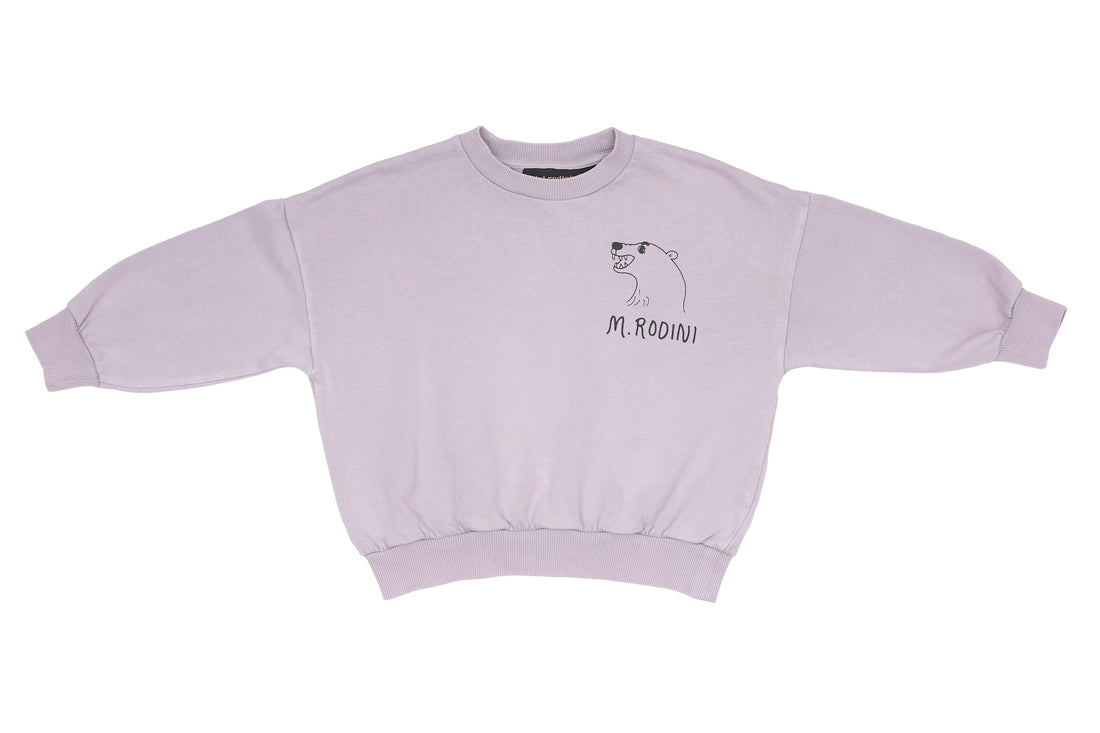 Mini Rodini Lilac Polar Bear Sweatshirt