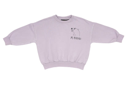 Mini Rodini Lilac Polar Bear Sweatshirt