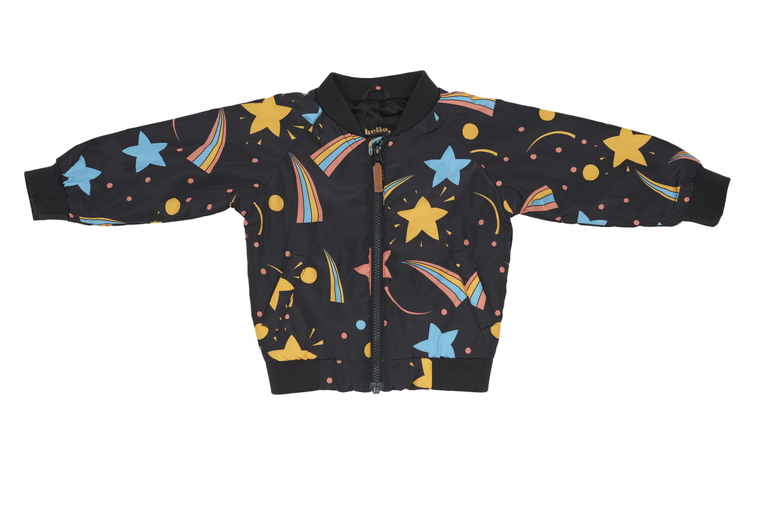 Mini Rodini Hello Sunshine Starburst Bomber