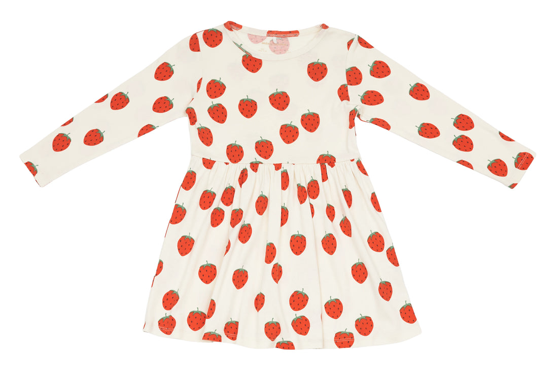 Mini Rodini Strawberry Fields Forever Dress