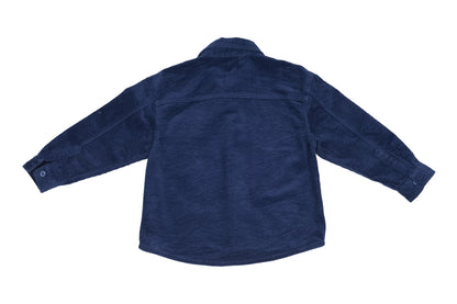 H&amp;M Cozy Corduroy Set Pants and Overshirt in Midnight Blue