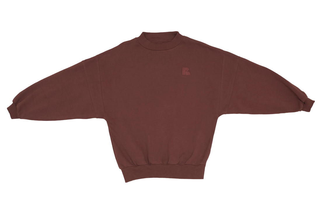 Repose Ams Snuggly Chestnut Dream Sweatshirt Organic Cotton