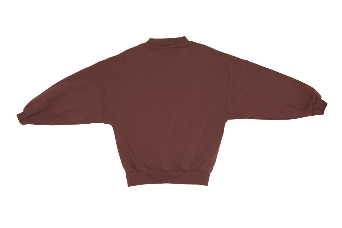 Repose Ams Snuggly Chestnut Dream Sweatshirt Organic Cotton