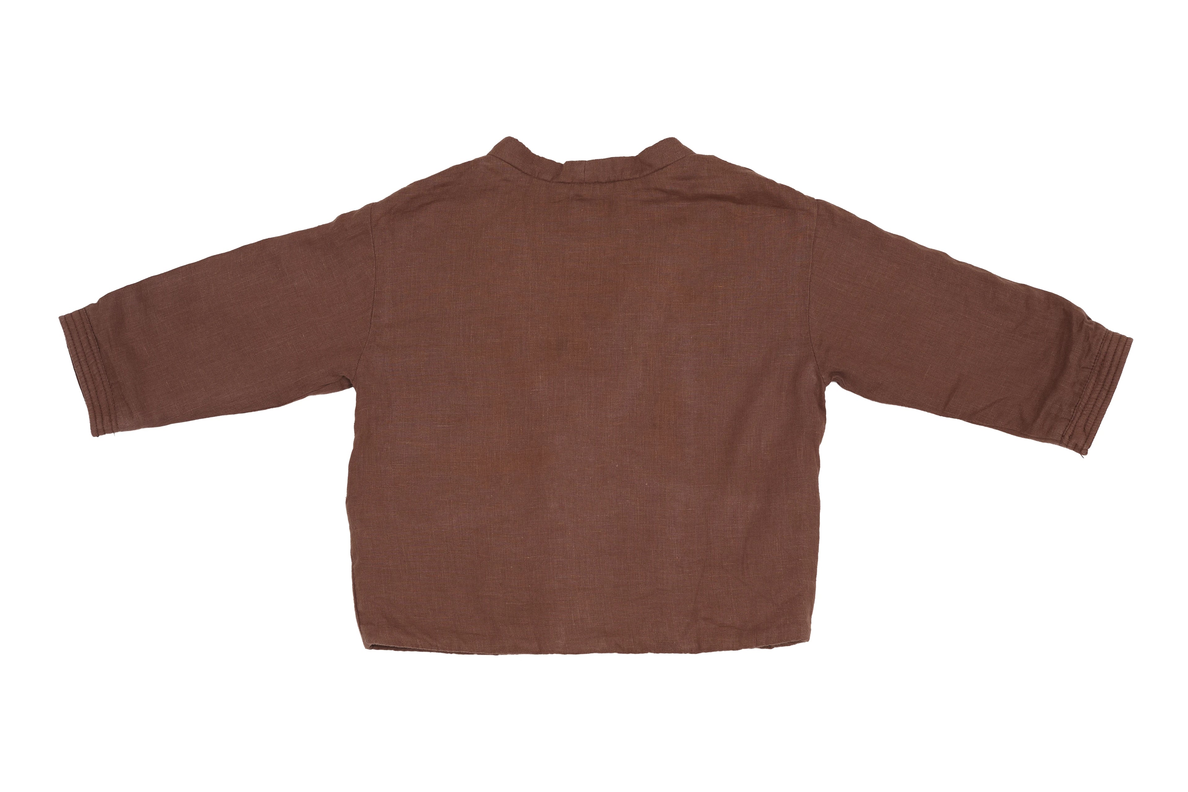 Zara Cozy Chestnut Linen Jacket