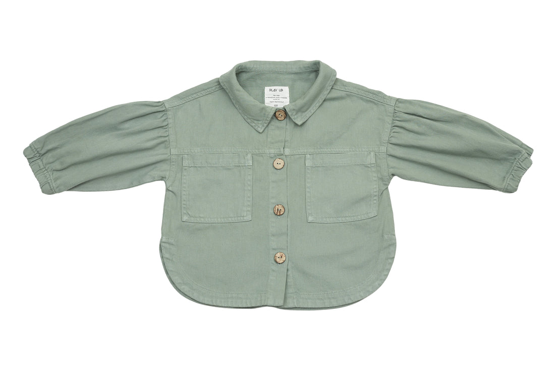 Play Up Dreamy Sage Adventure Overshirt