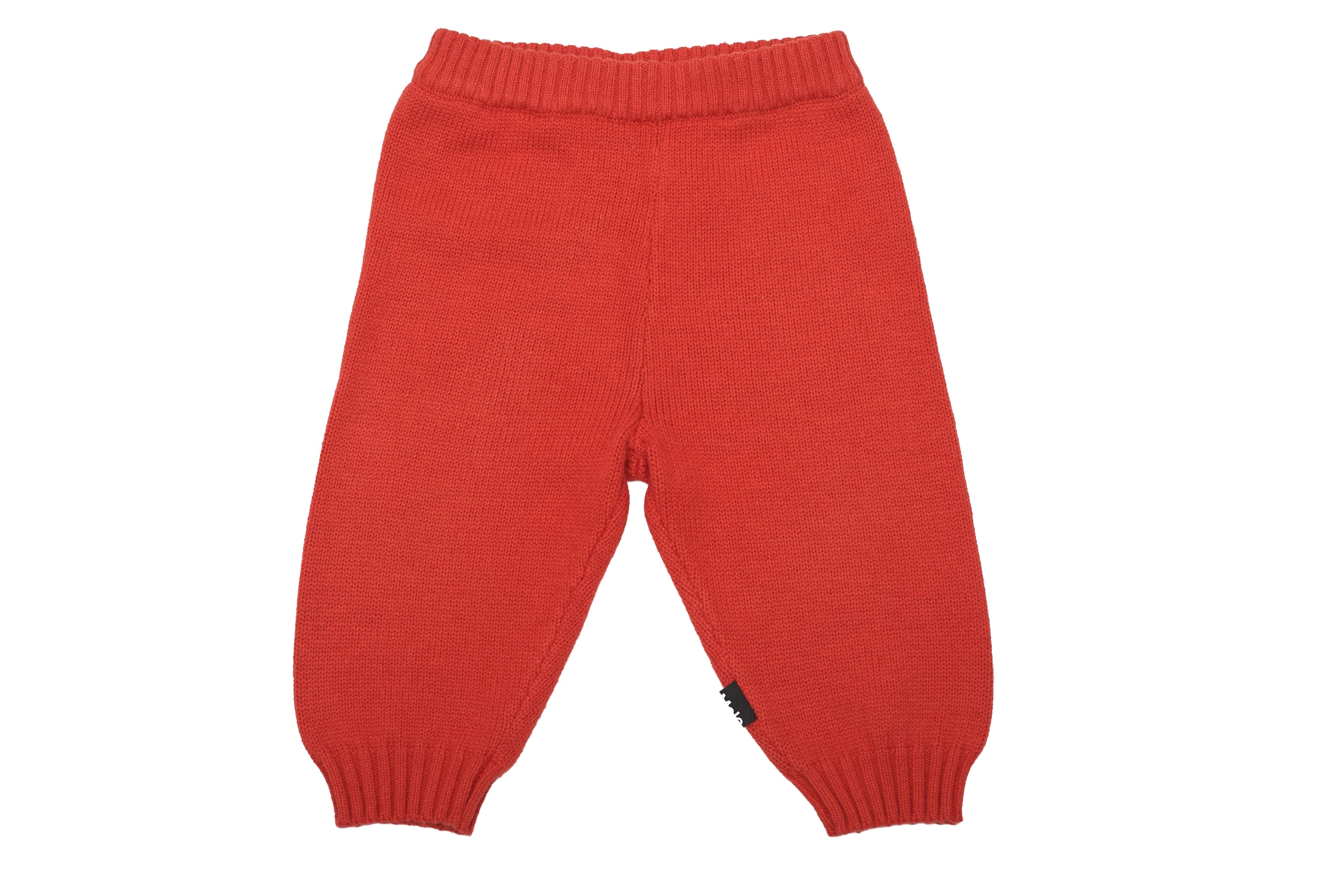 Molo Cozy Coral Red Cardigan Set Made with Wool