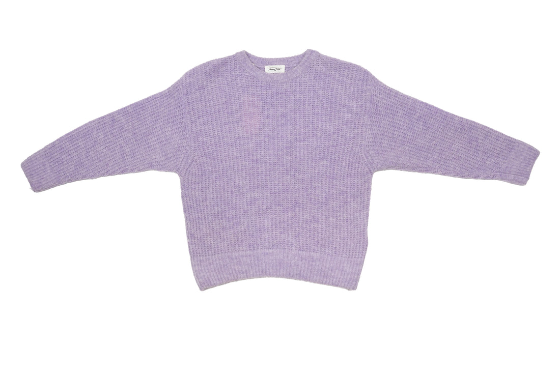 American Vintage  Cozy Dreams Lavender Knit Sweater