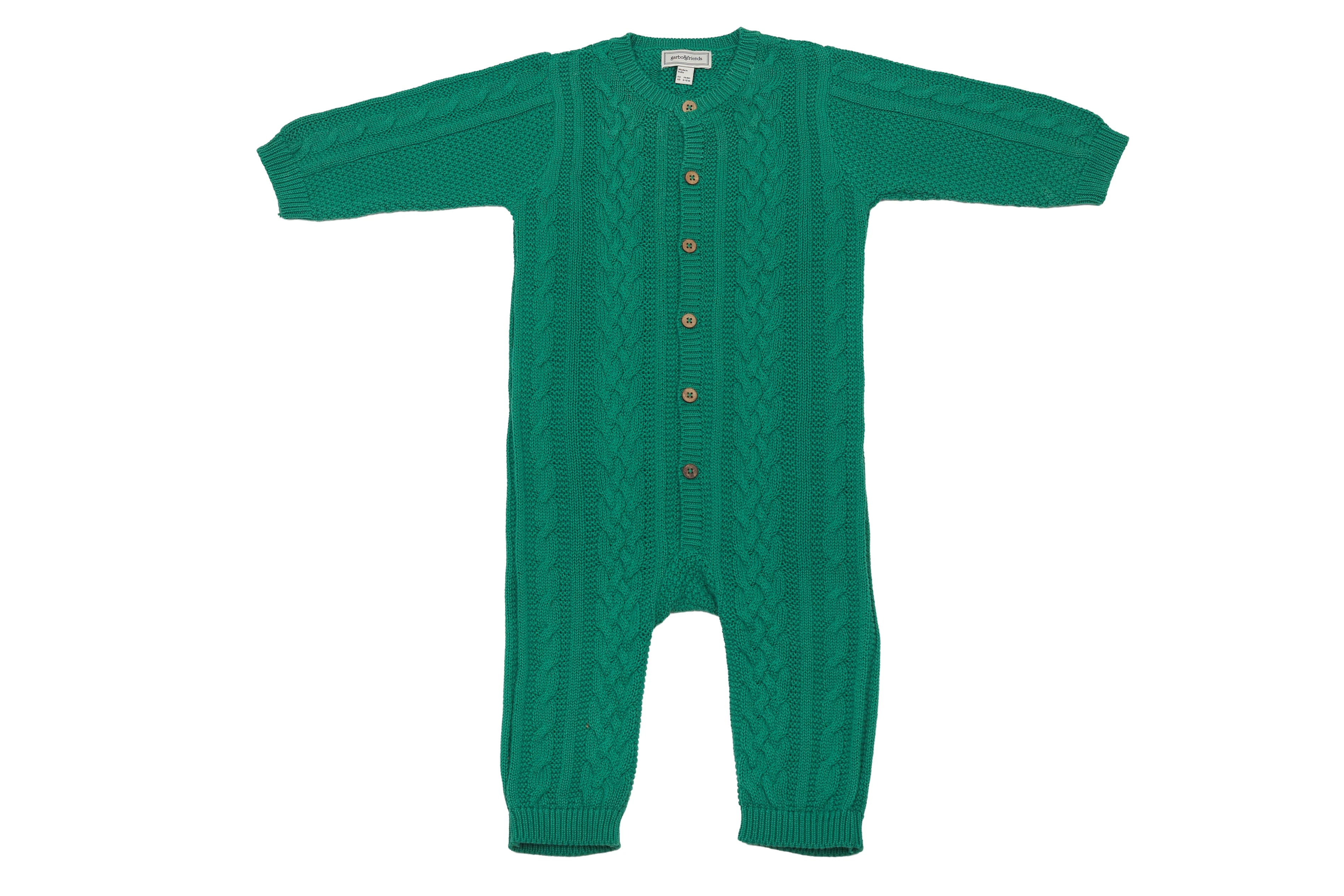 Garbo&amp;Friends Emerald Cozy Cable Jumpsuit