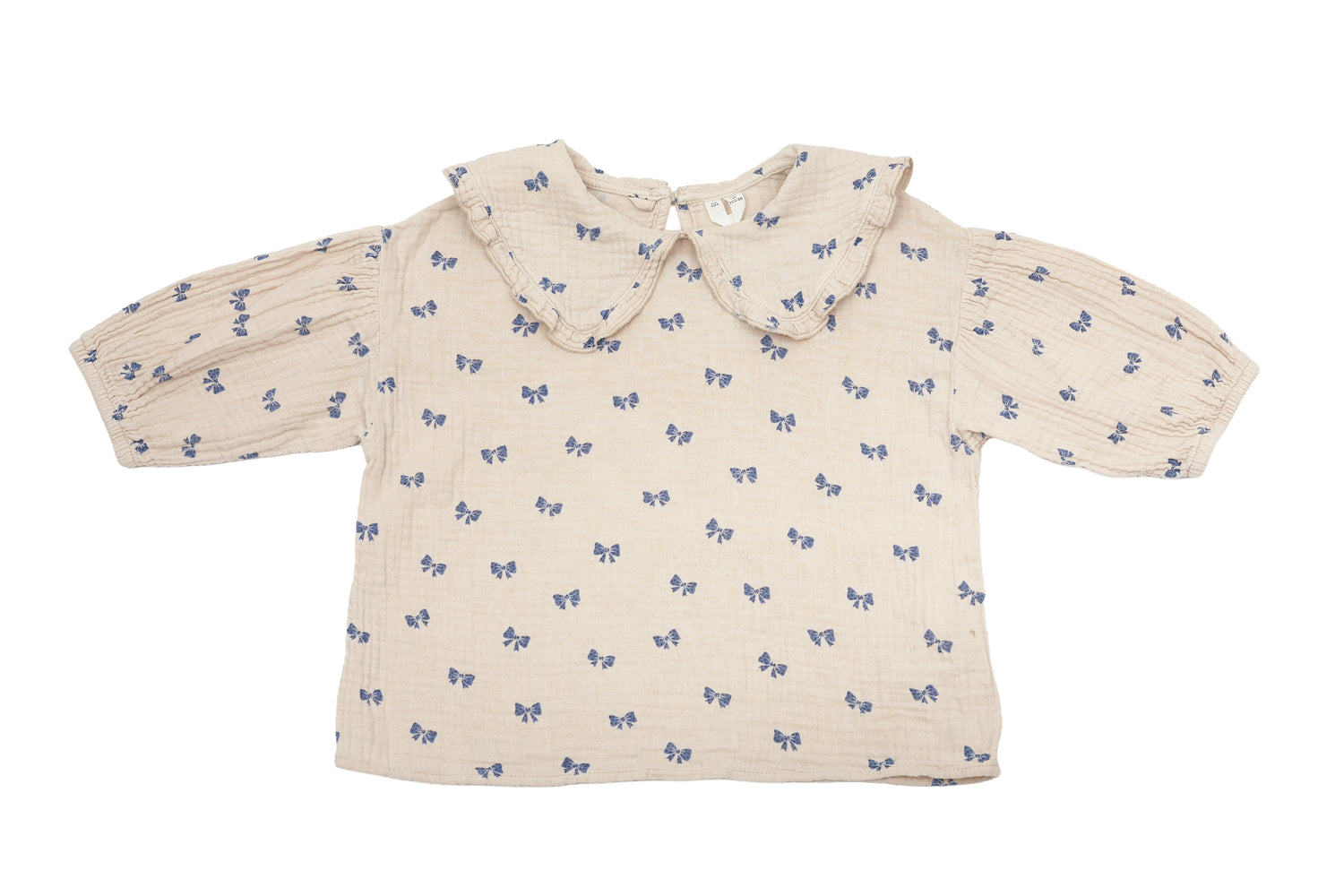 Arket Bow Blossom Puff Blouse