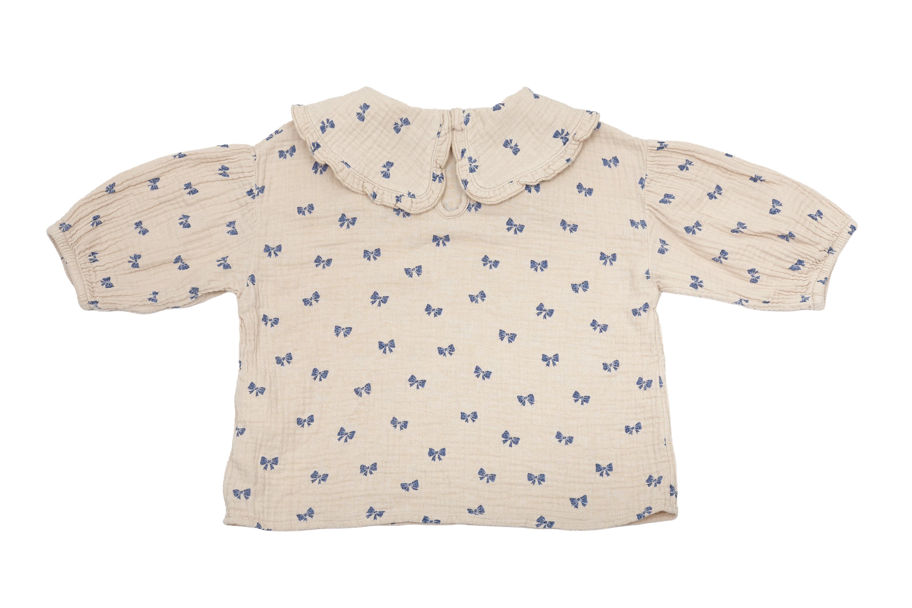 Arket Bow Blossom Puff Blouse