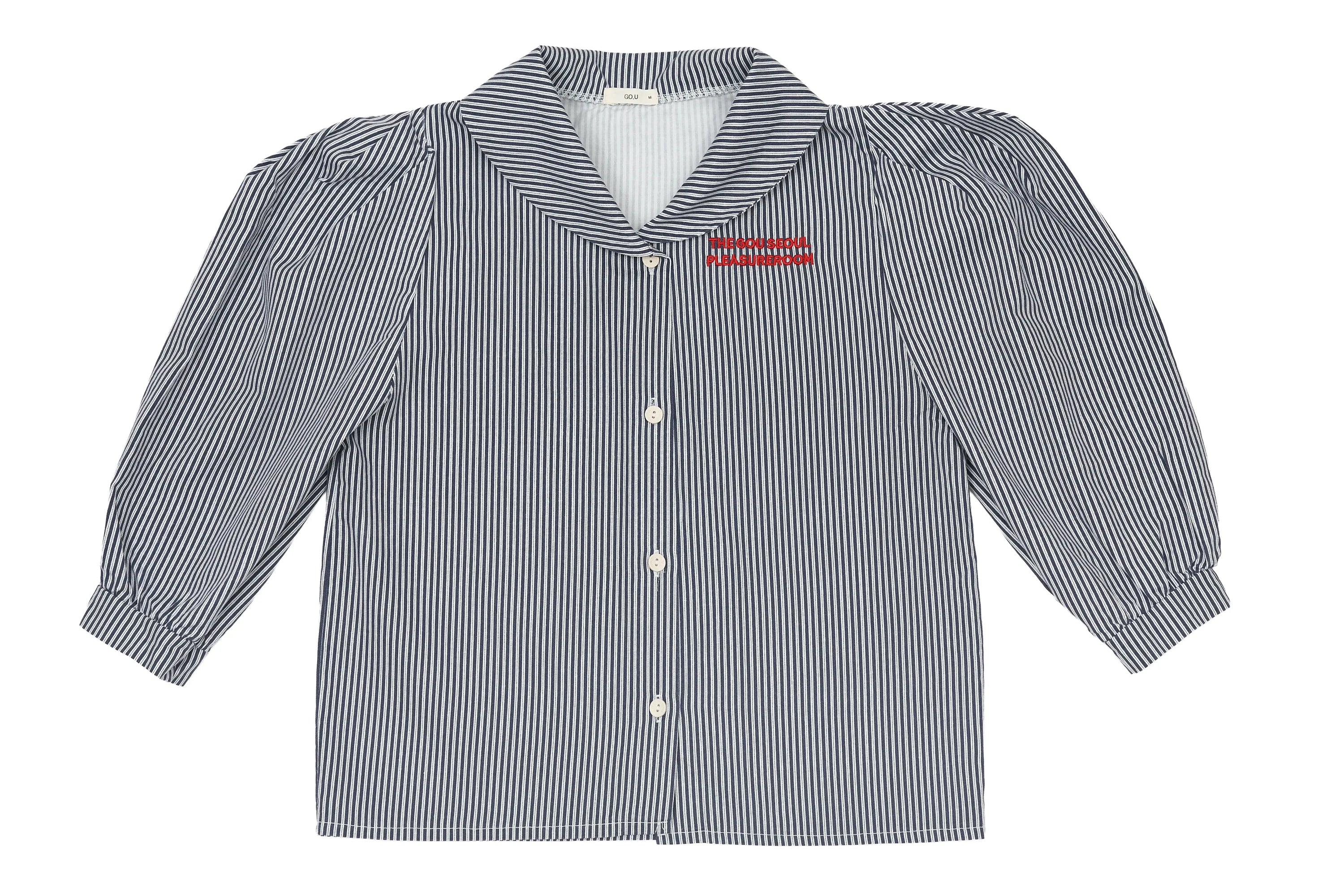 Go.U Sailor Stripe Adventure Blouse, NEW without tag