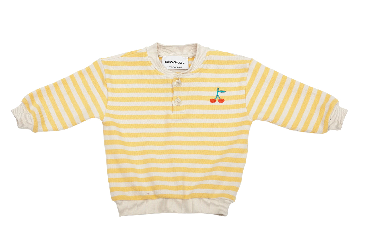 Bobo Choses Sweet Cherry Stripes Sweatshirt
