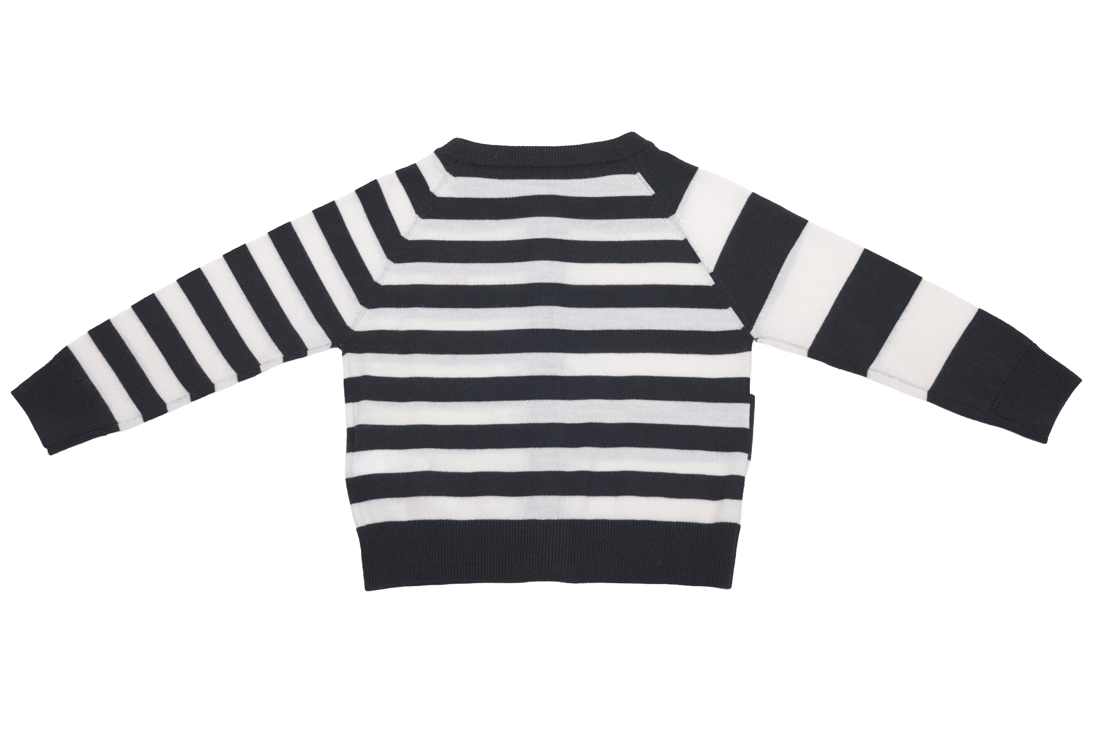 MAX &amp; Co. Nautical Heartbeat Wool Cardigan