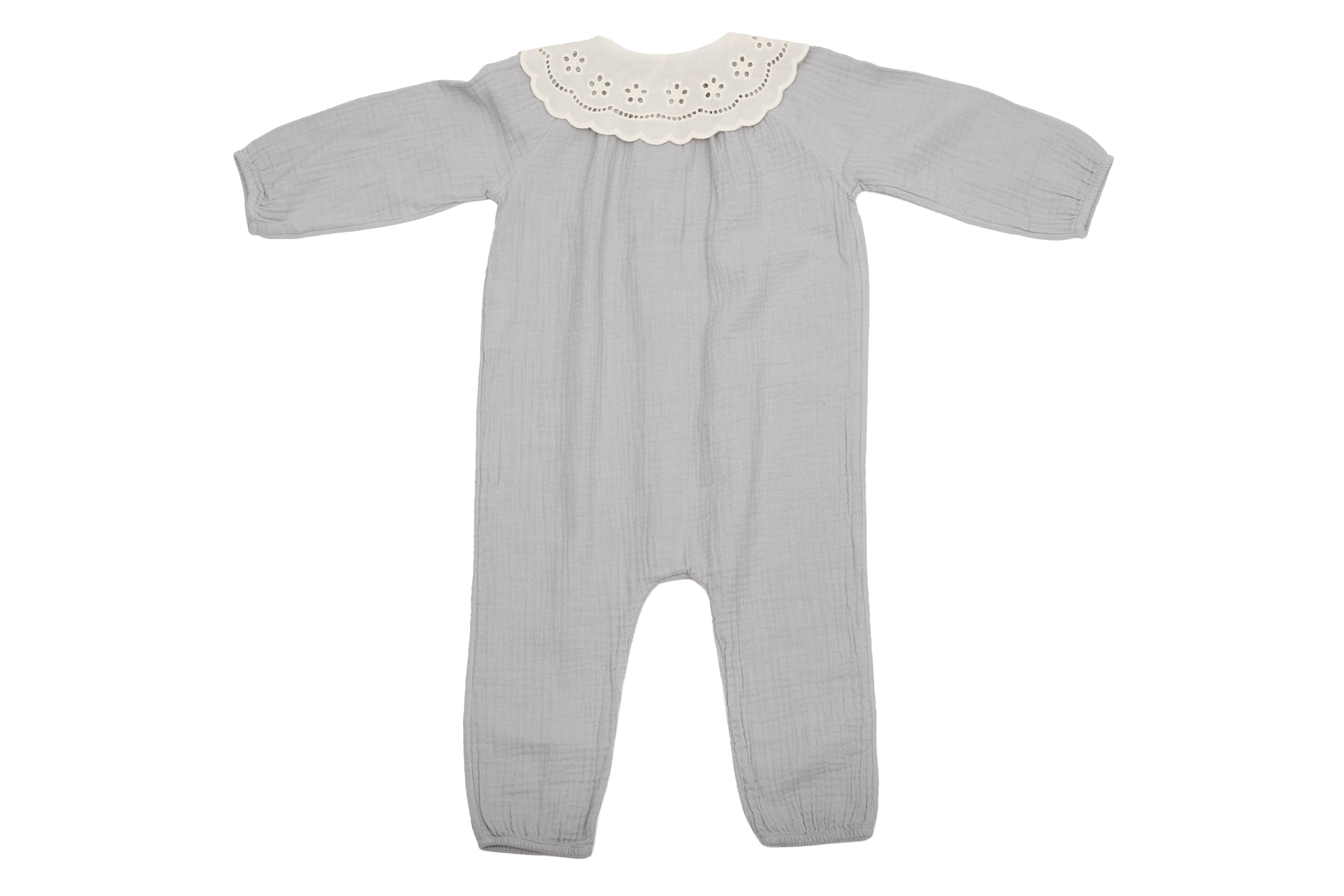 H&amp;M Adorables Jumpsuit with Embroidered Collar