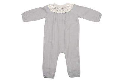 H&amp;M Adorables Jumpsuit with Embroidered Collar