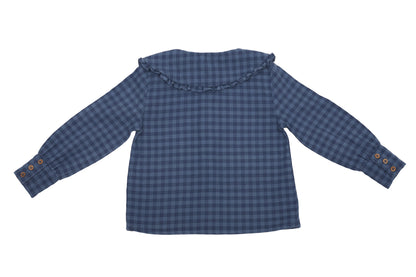 Jenest Ruffle Gingham Blouse