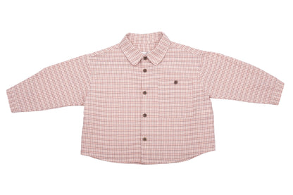 Zara Blush Grid Explorer Shirt