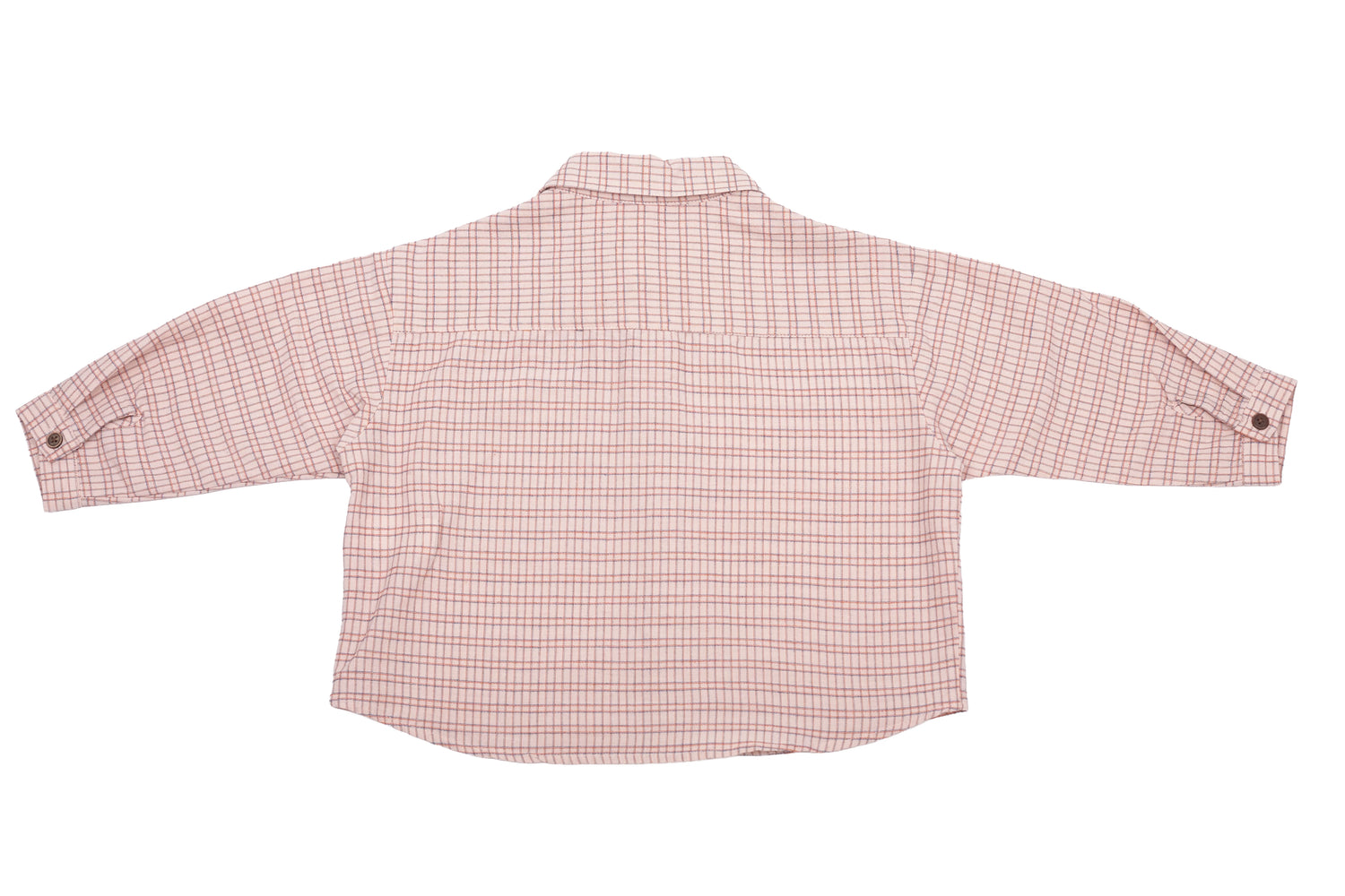 Zara Blush Grid Explorer Shirt