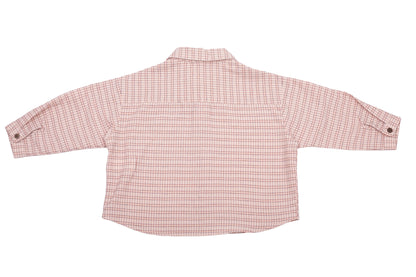 Zara Blush Grid Explorer Shirt