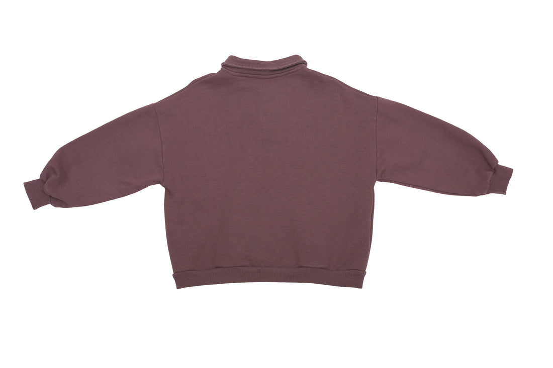 Zara Plumwood Adventure Polo Sweatshirt