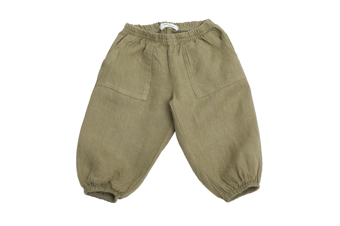 Lalaby Olive Adventure Linen Pants