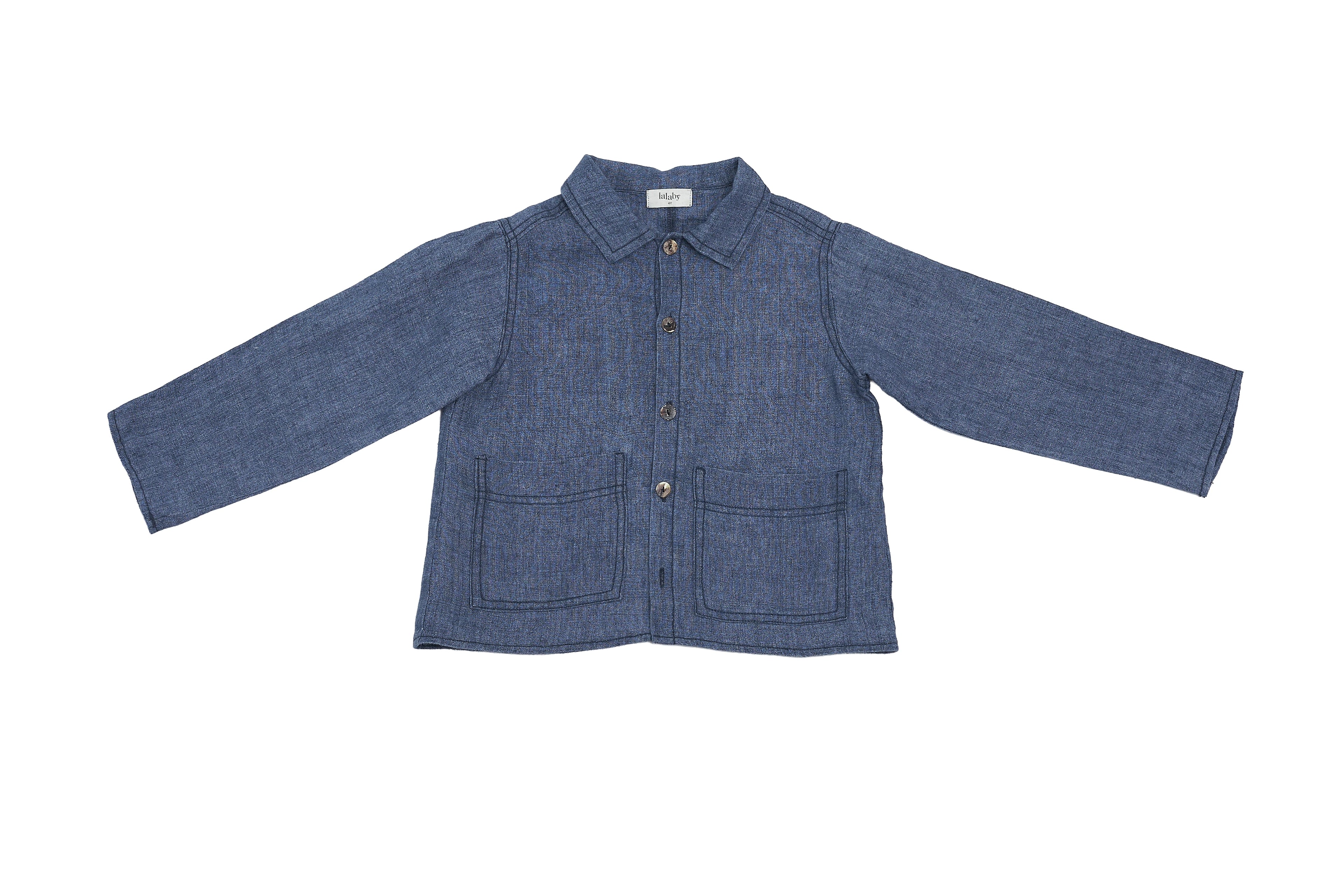 Lalaby Midnight Mist Linen Overshirt