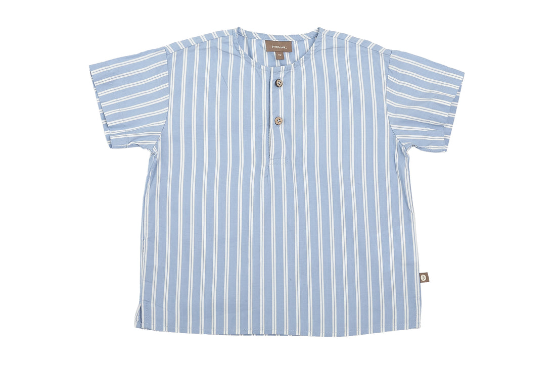 POMPdeLUX Stripes of Sky Shirt