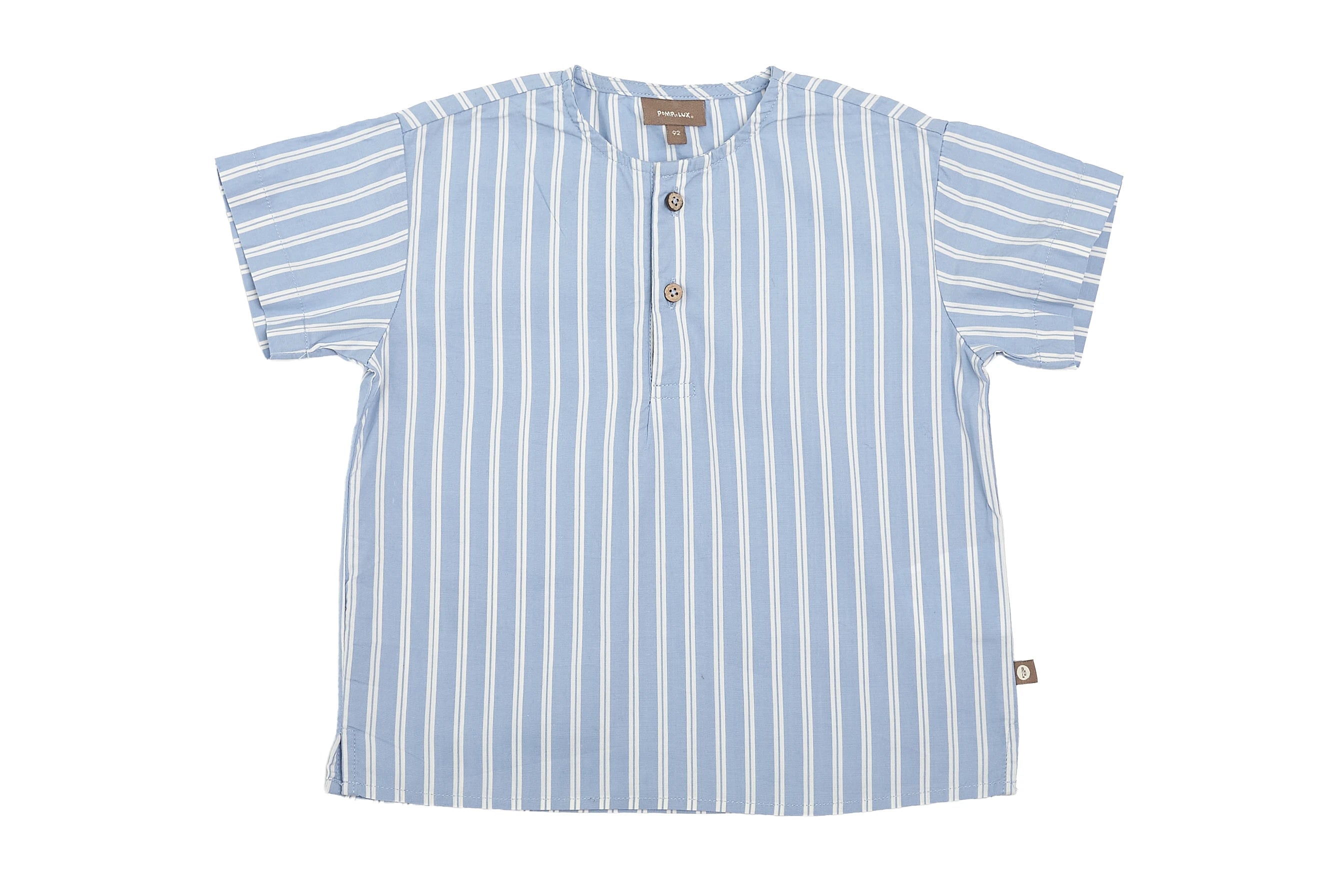 POMPdeLUX Stripes of Sky Shirt
