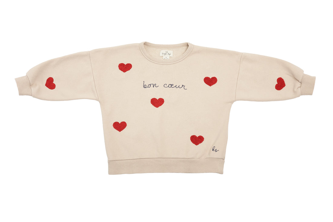 Konges Sløjd Tiny Hearts Cozy Sweatshirt