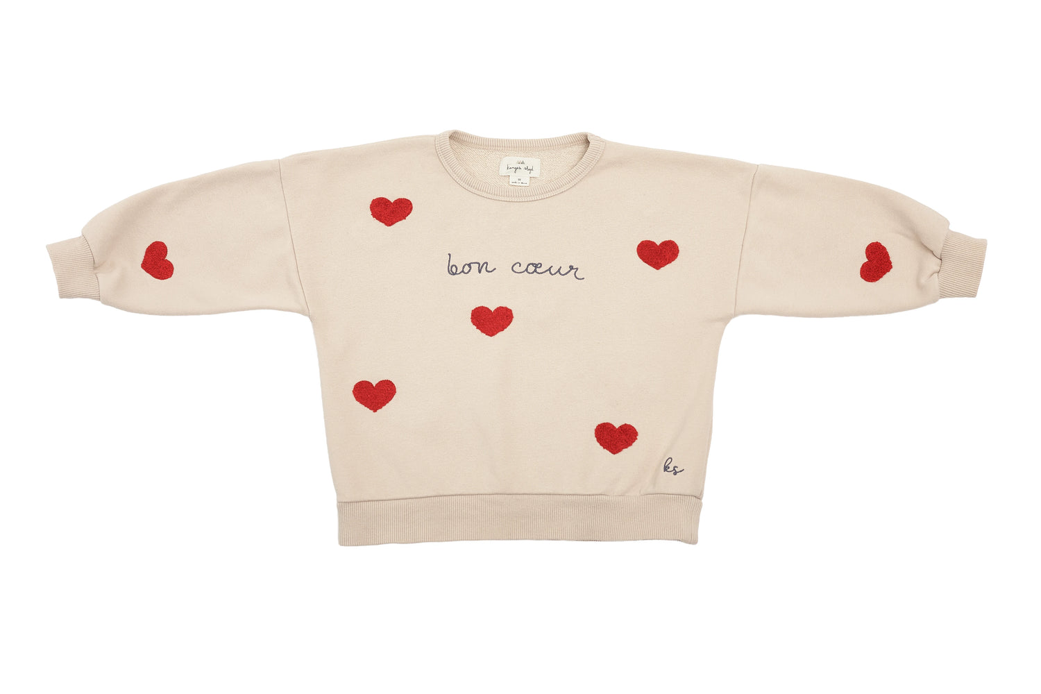 Konges Sløjd Tiny Hearts Cozy Sweatshirt