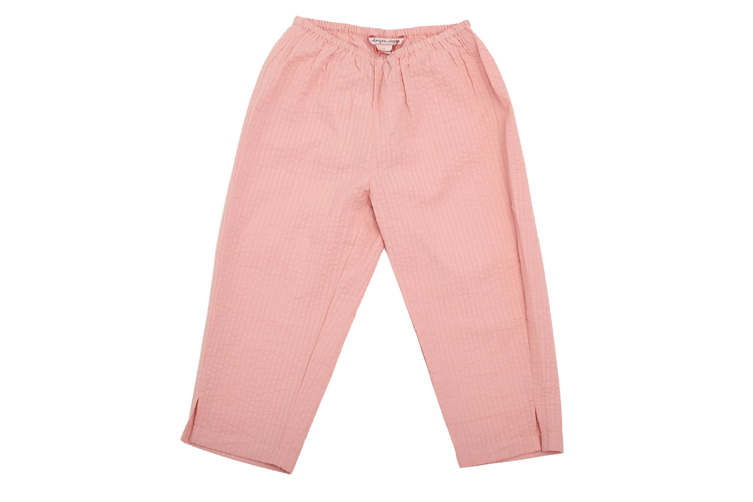 Konges Sløjd Le Petit Jardin Rose Seersucker Pants, NEW with tag