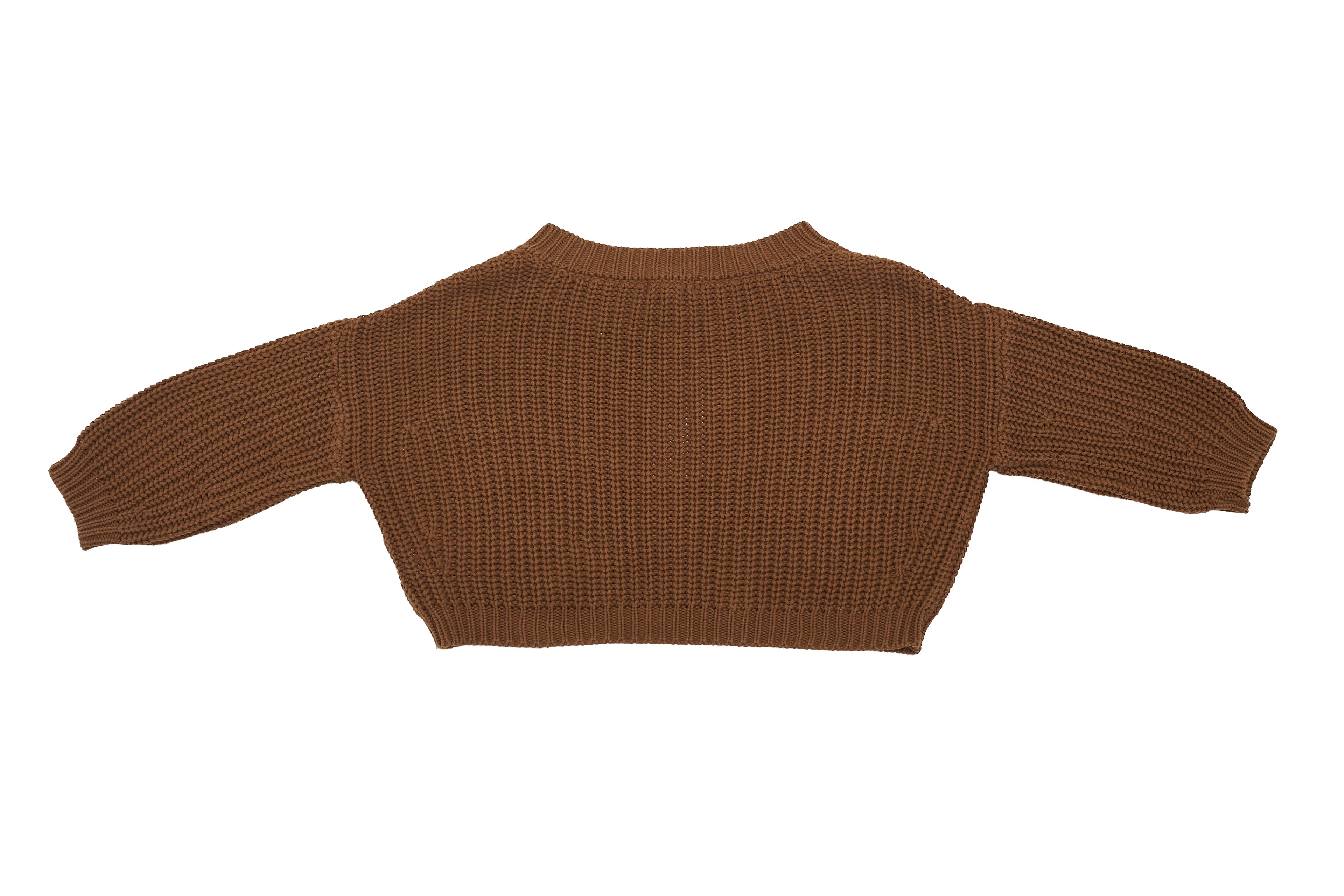 The Simple Folk Cozy Chestnut Knit Cardigan
