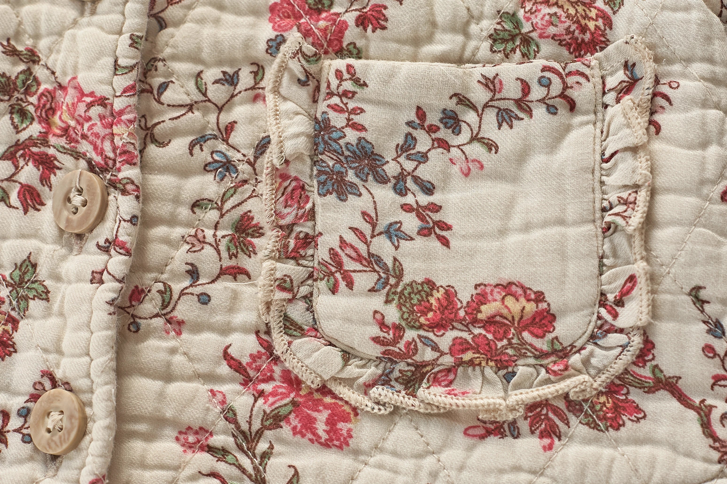 Emile et Ida Floral Quilted Jacket