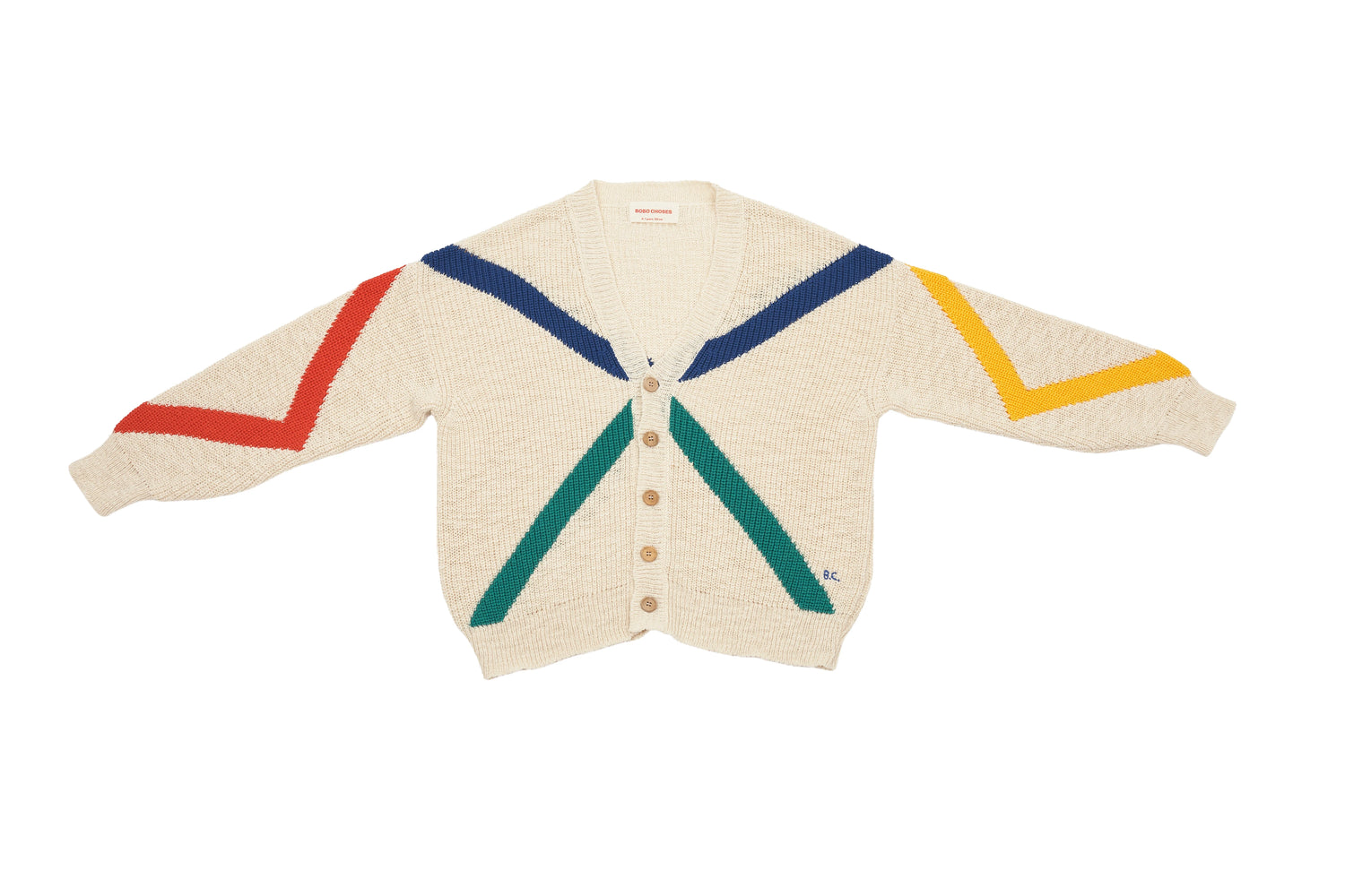 Bobo Choses Kaleidoscope V-Neck Cardigan