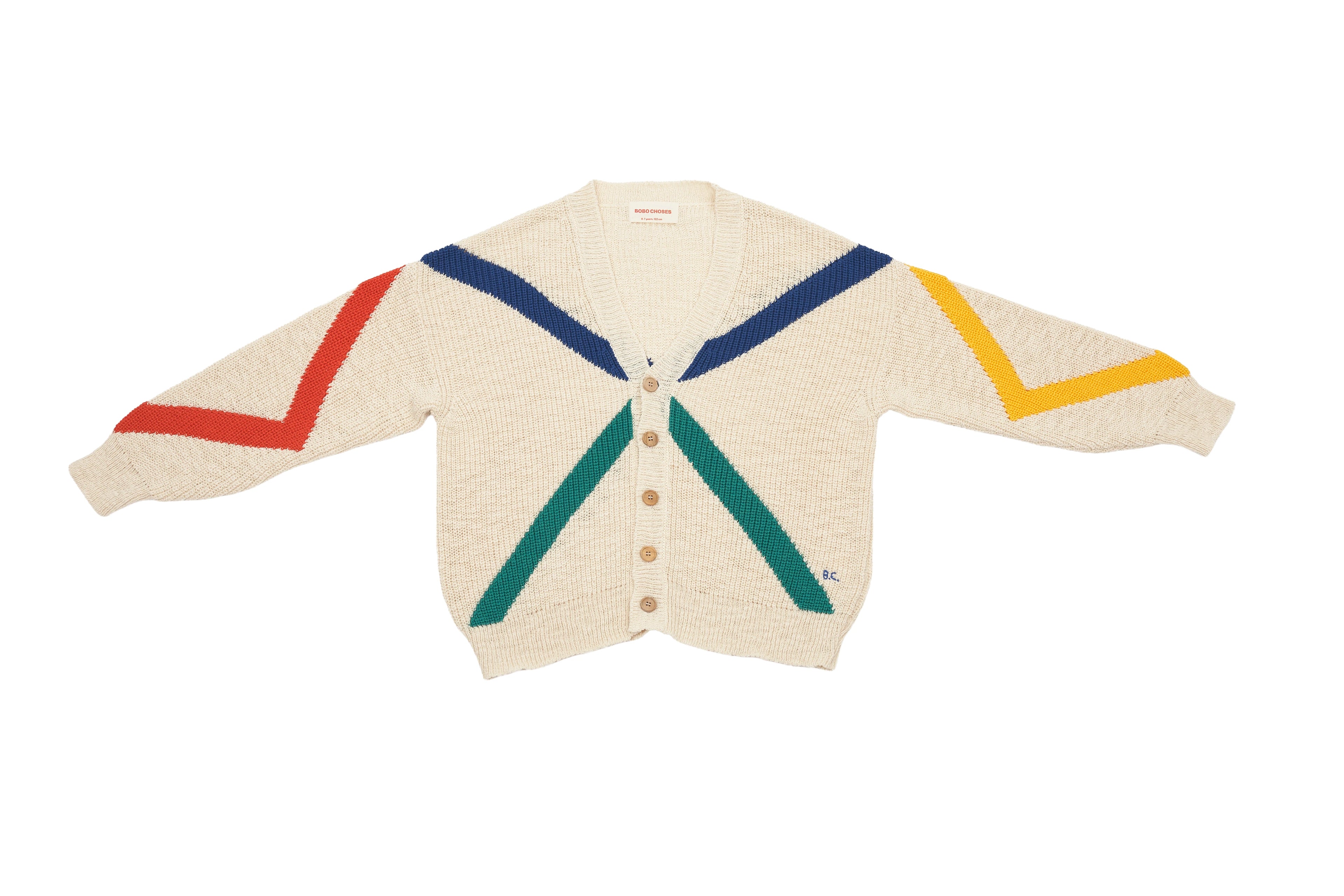 Bobo Choses Kaleidoscope V-Neck Cardigan