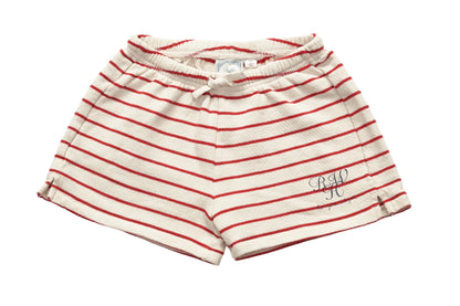 Konges Sløjd Red Stripe Terry Shorts