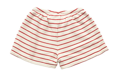 Konges Sløjd Red Stripe Terry Shorts