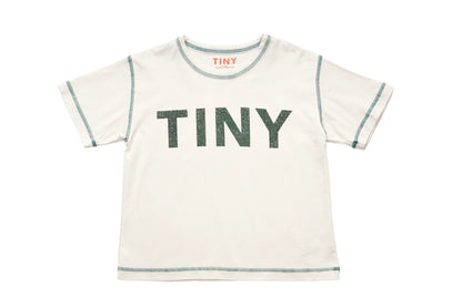 Tinycottons TINY Graphic Tee in Cream