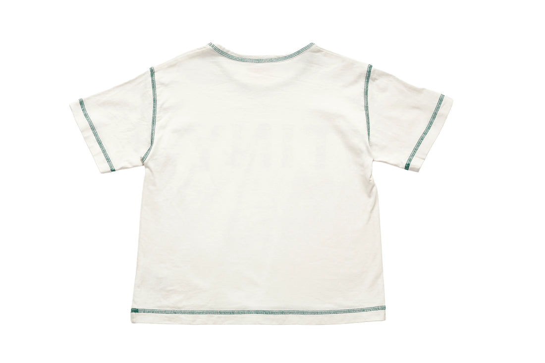 Tinycottons TINY Graphic Tee in Cream