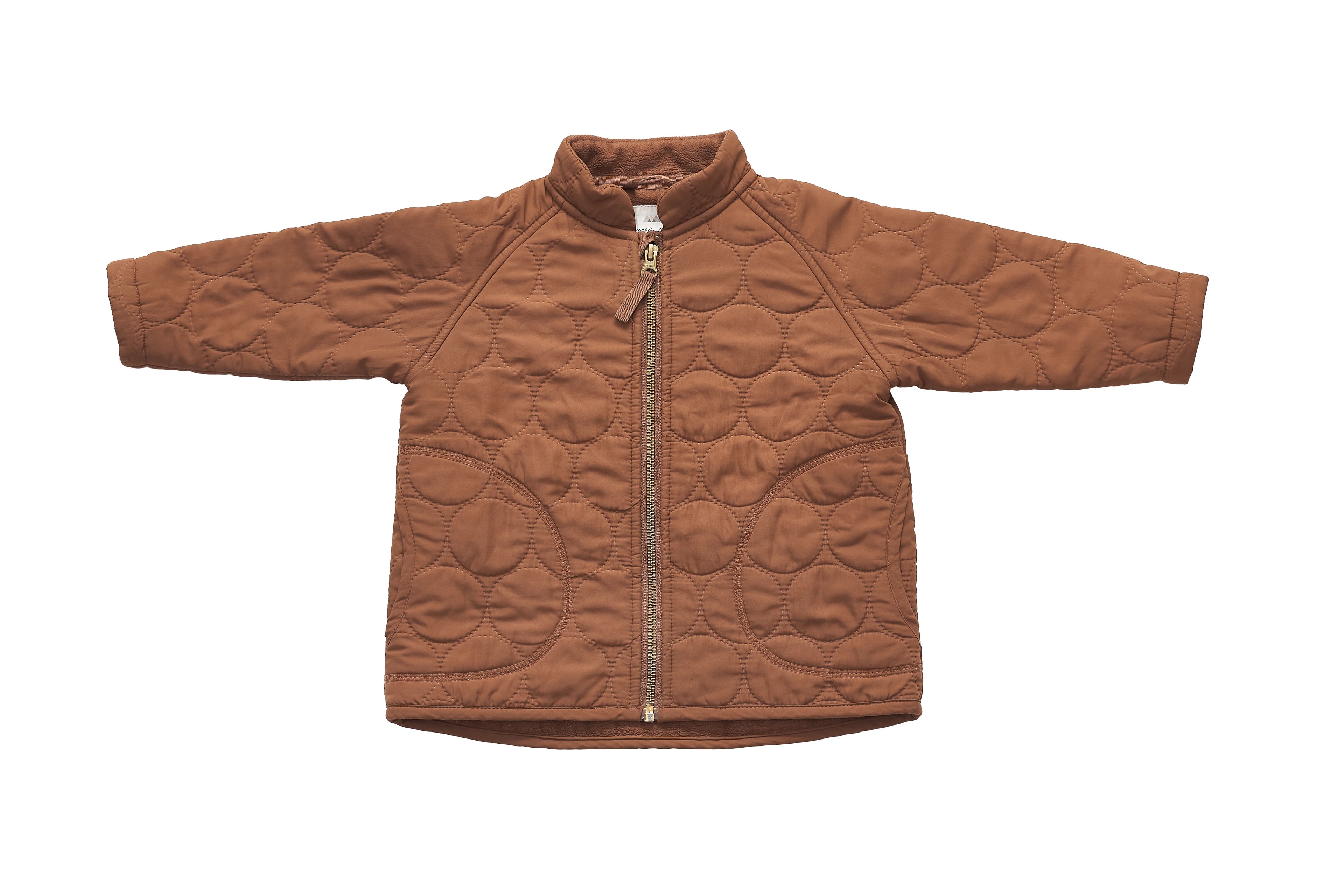 Konges Sløjd Cinnamon Circle Quilt Zip Jacket