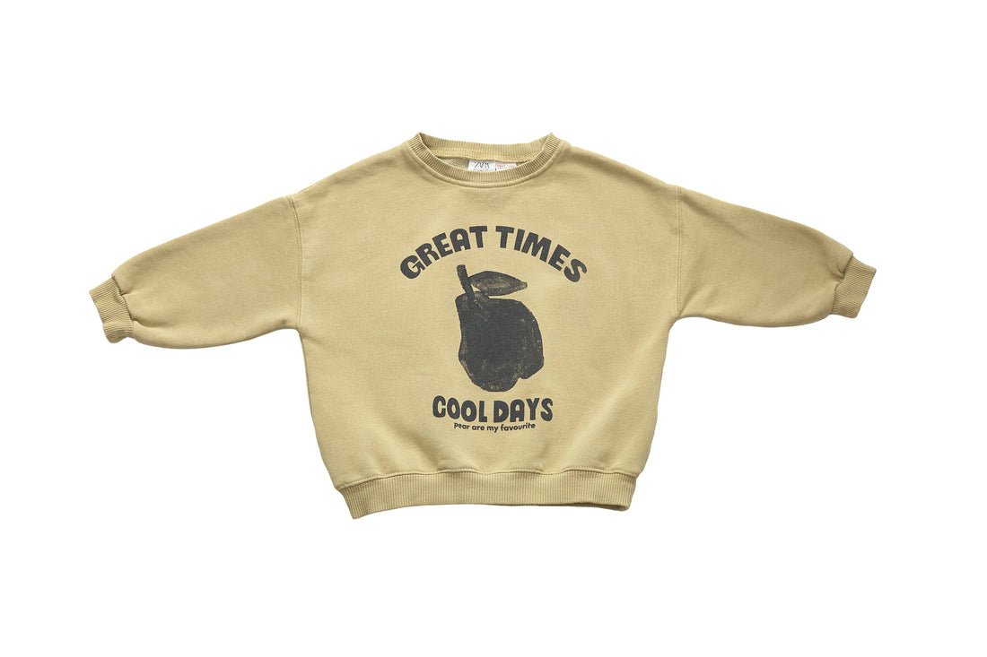 Zara Pear Graphic Sweatshirt