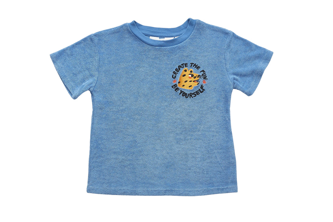 Cornflower Blue Terry Loop Tee, Liunic x H&amp;M