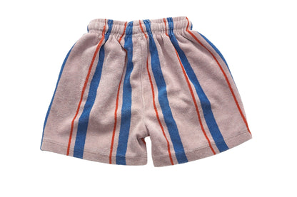 Zara Poolside Stripe Terry Shorts
